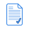 Signed document icon