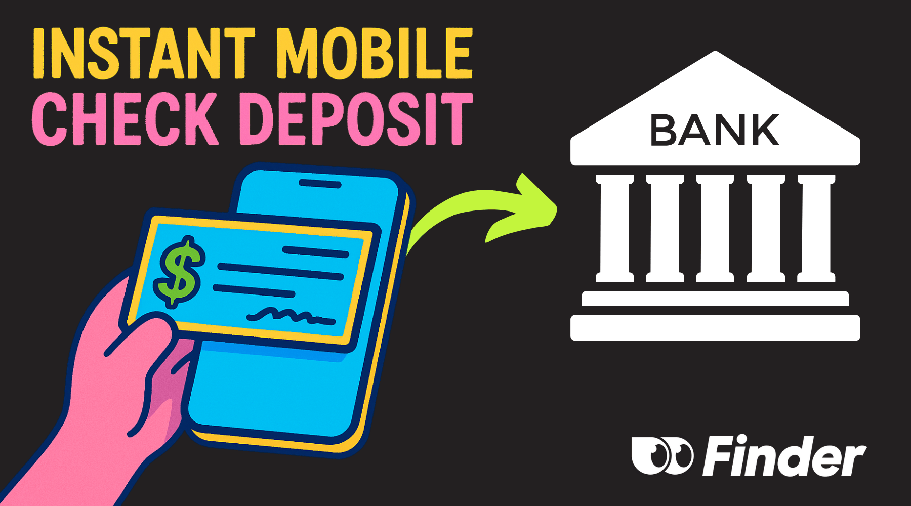 Image: Supplied Instant mobile deposit to bank
